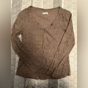 Light purple gray long sleeve shirt